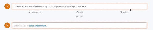 Message details view