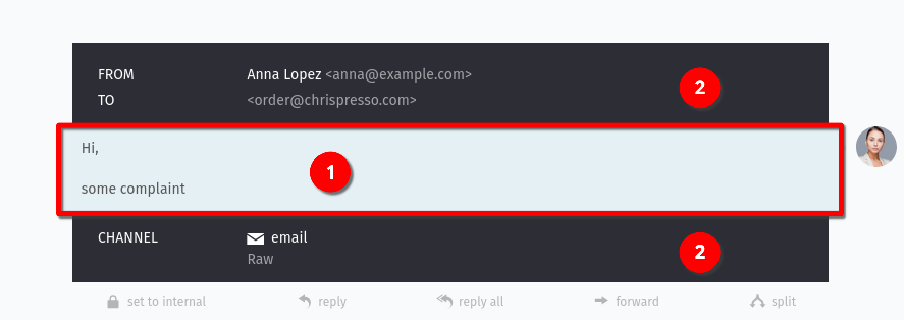 Screenshot shows article detail view.